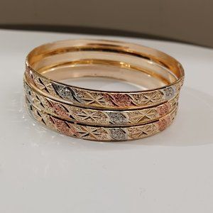 Gold Plated Brazilian Gold Bangle
